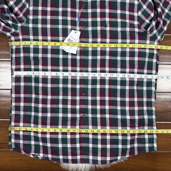 Southern Tide‎ Size XL Cobblestone Plaid Beach Flannel Long Sleeve Shirt Button - Picture 5 of 11